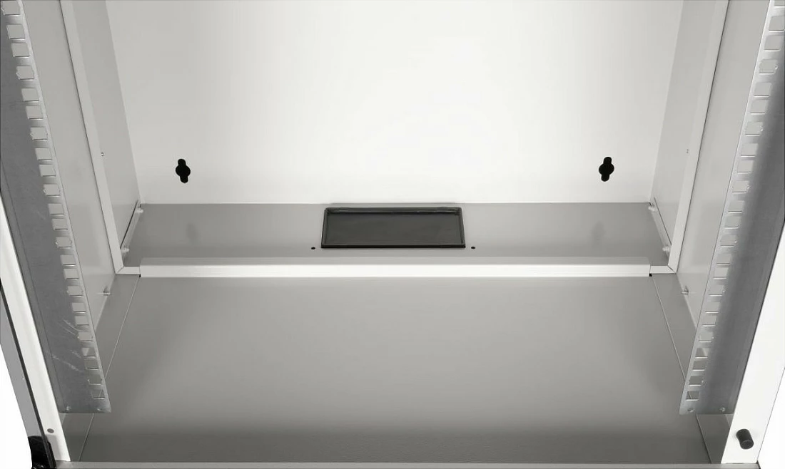 Kabinet rrjeti muror 19" Equip ECO 9U 540x400mm, derë xhami, gri e çelët