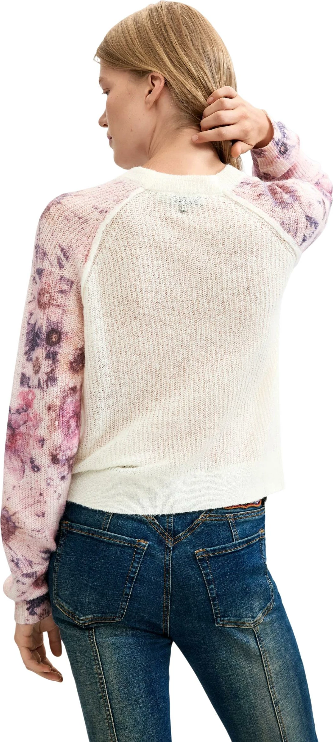 Xhemper për femra Desigual 26WWJF19, i bardhë [Madhësia: M]