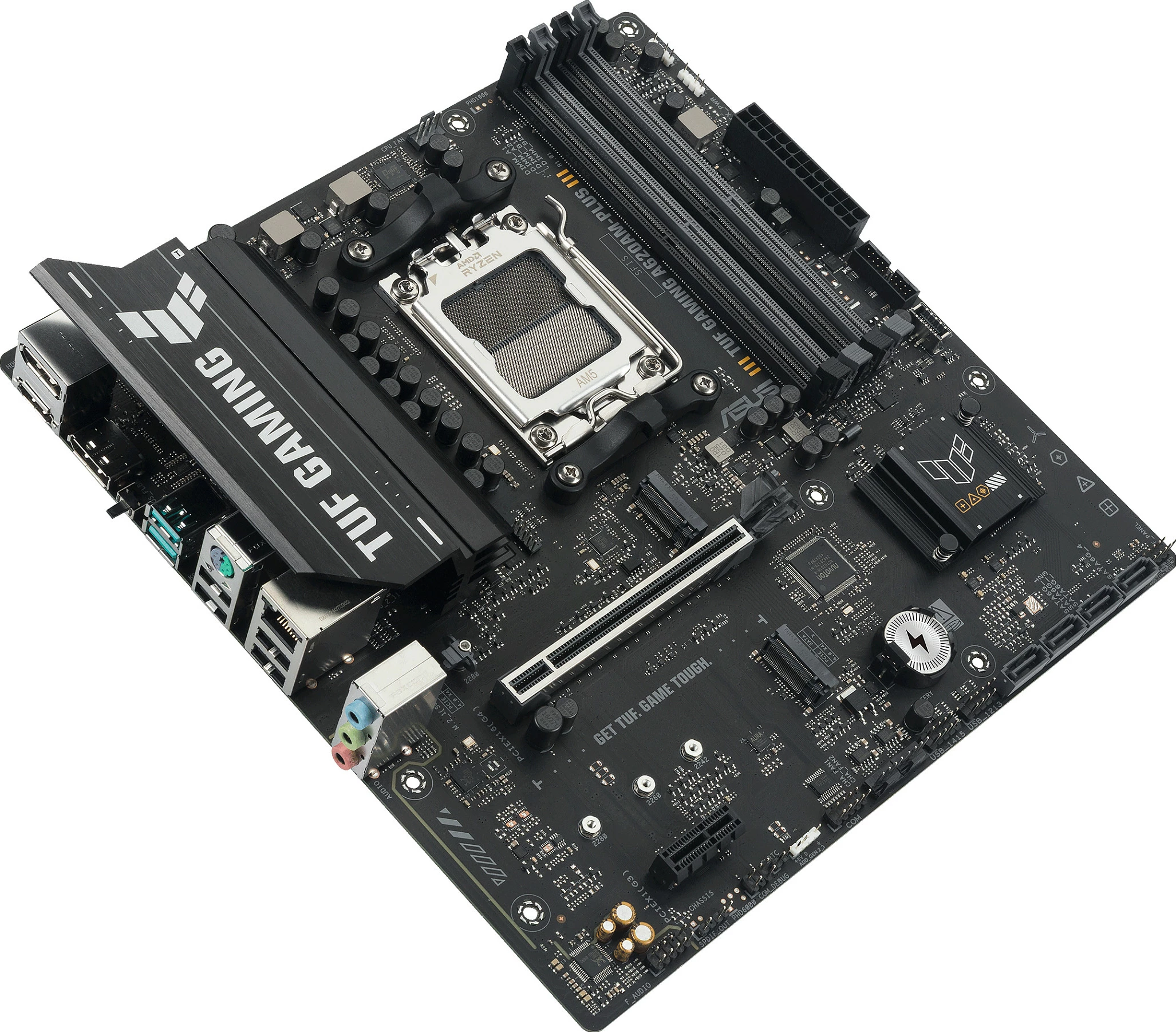 Pllakë amë ASUS TUF GAMING A620AM-PLUS, micro ATX, AM5, 2x M.2 PCIe 4.0, 2.5GbE, HDMI/2x DP, e zezë