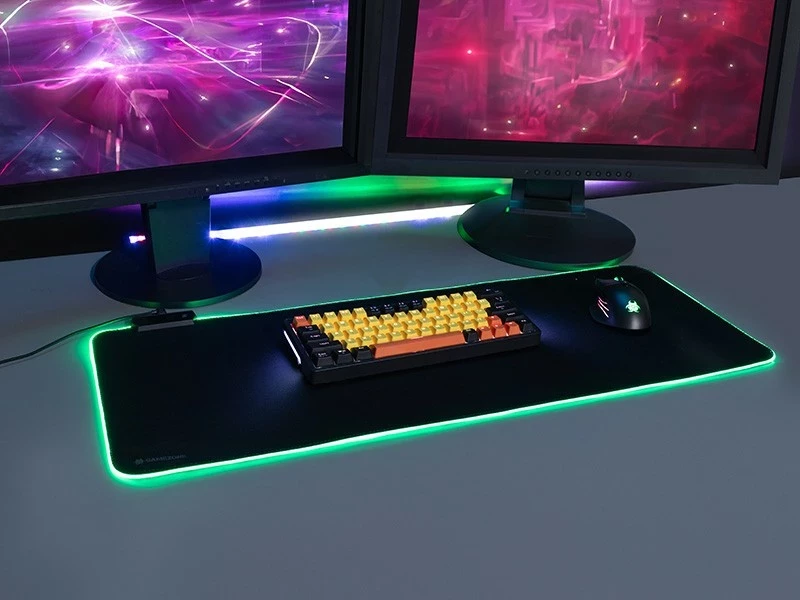 Mauspad Tracer GameZone Maxi RGB, 80 x 30 cm, Plastike, me ndriçim RGB