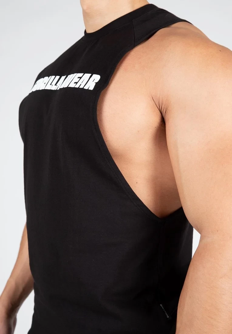 Milo Drop Armhole Tank Top - Black [Madhësia: 2XL]