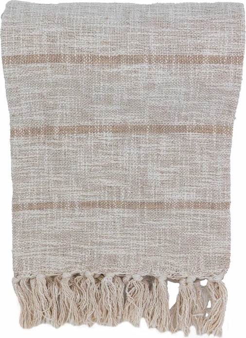 Mbulesë dekorative SUNAY, bezhë, 130x170, material tekstili