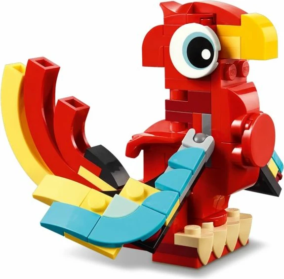 Lego lodër për fëmijë, e kuqe