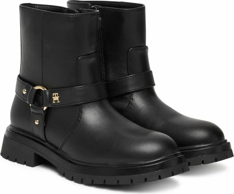 Çizme Tommy Hilfiger T3A5-34021-1355999-999, të zeza