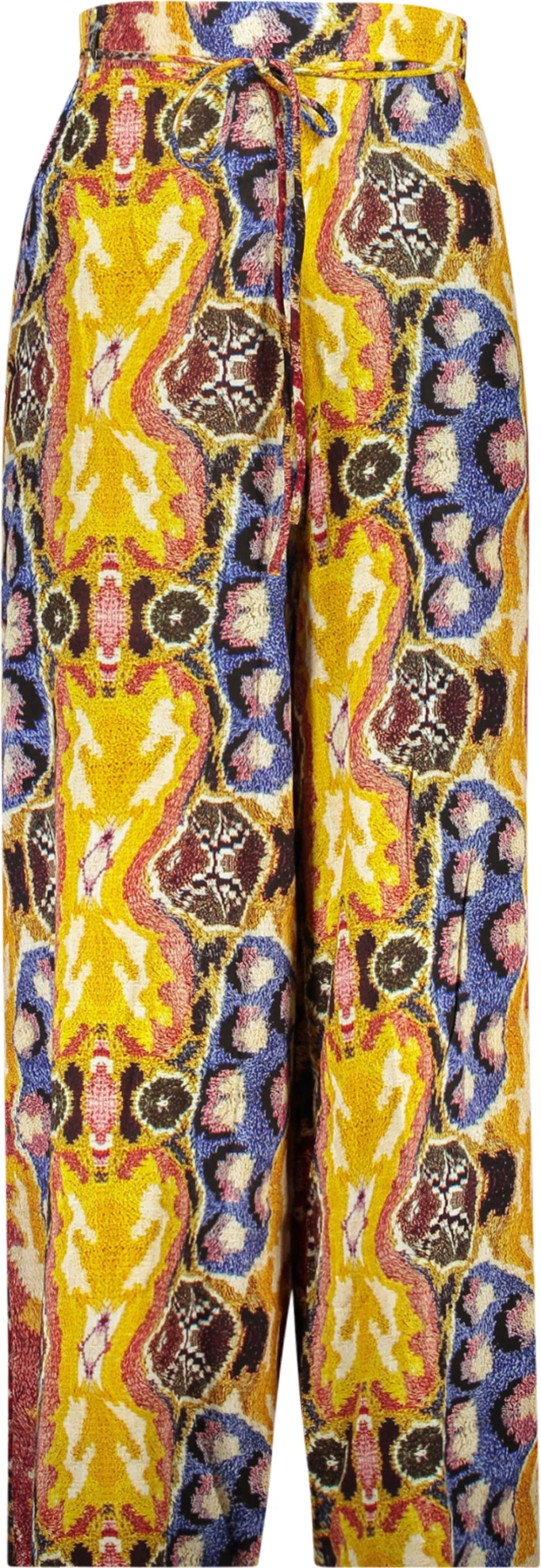 Pantallona DESIGUAL BEATTLE PALAZZO LACROIX femra, të verdha