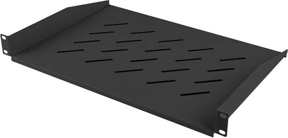 Raft për kasë 19" Lanberg AK-1008-B, 1U, 483x315mm, i zi