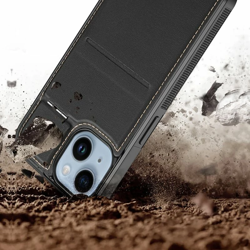 Kutí telefoni Dux Ducis Rafi Mag për iPhone 14 Plus, e zezë