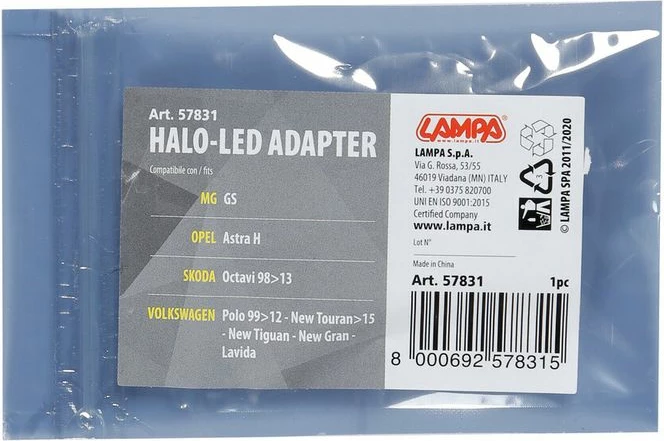 Adapter I Lampes Opel, Skoda, Vw