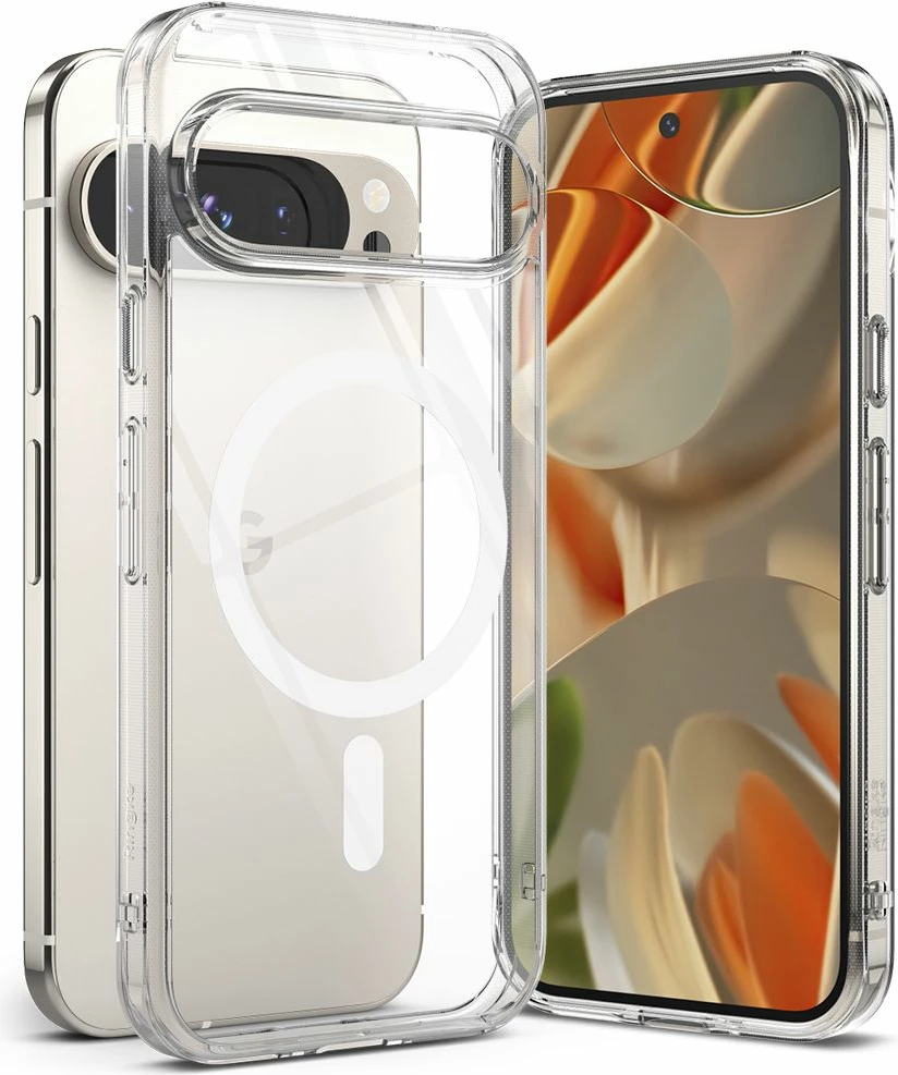 Mbështjellës Ringke Fusion MagSafe për Google Pixel 9 / 9 Pro, Transparent