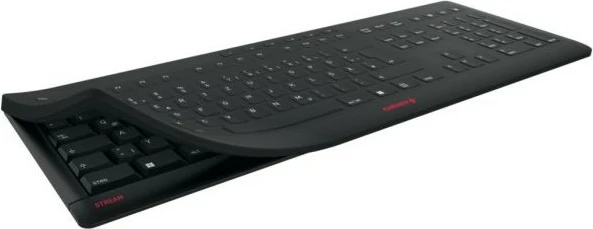 Tastierë Cherry STREAM PROTECT, me kabllo, US-Layout, e zezë