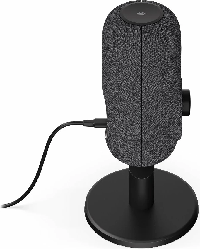 Mikrofon USB Krux Empy KRXC017, 24bit/96kHz, 4 mënyra regjistrimi, RGB, USB-C, i zi