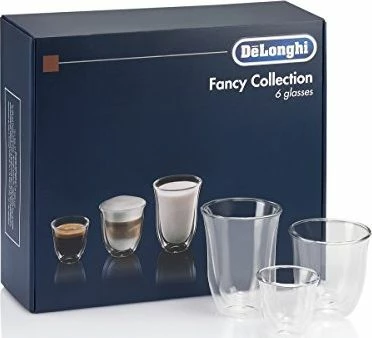 Set gotash termike DeLonghi Fancy Box 6 copë, transparente