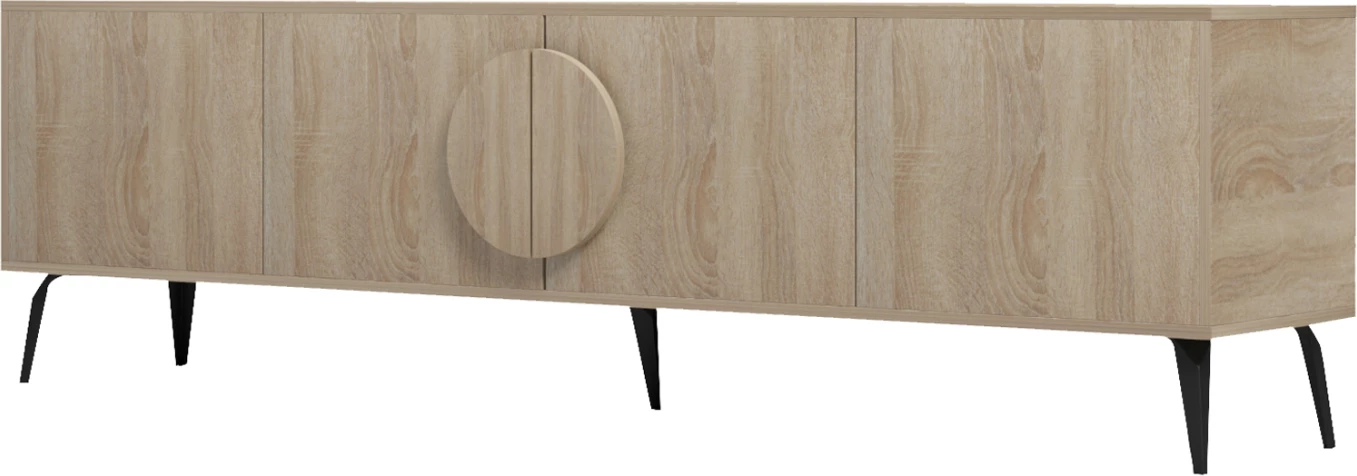 Komodë TV SAVORE, melaminë Sonama, 180x35.5x51cm