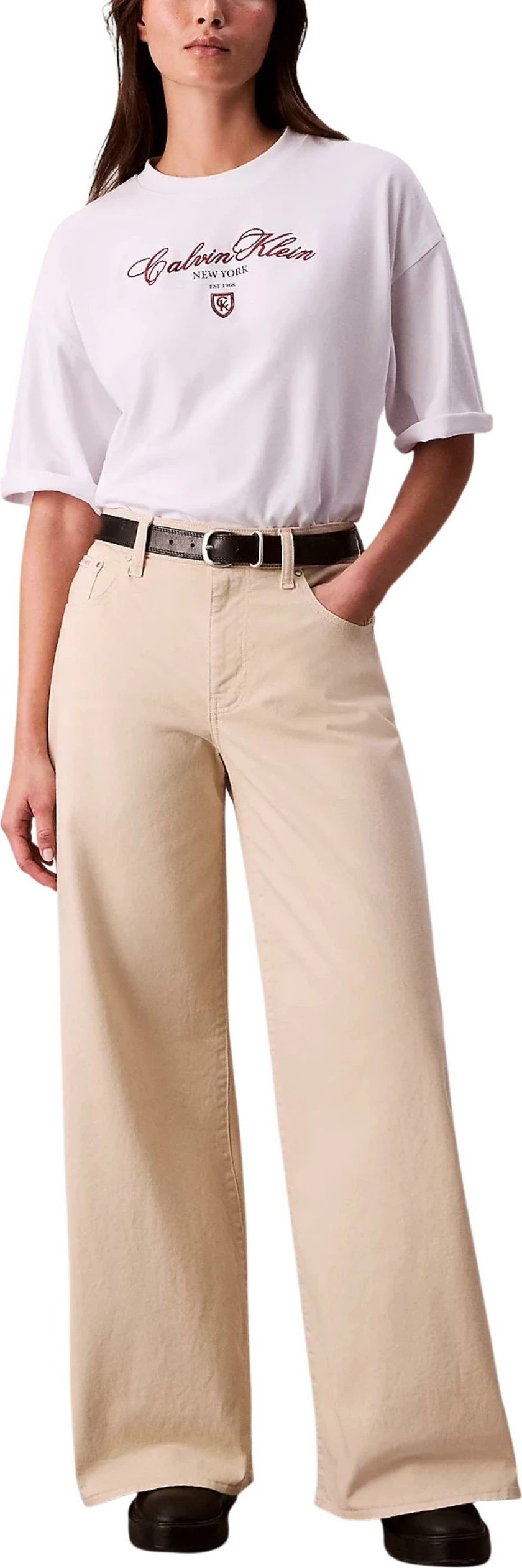 Maicë për femra Calvin Klein Jeans LV047E232G, e bardhë [Madhësia: XS]