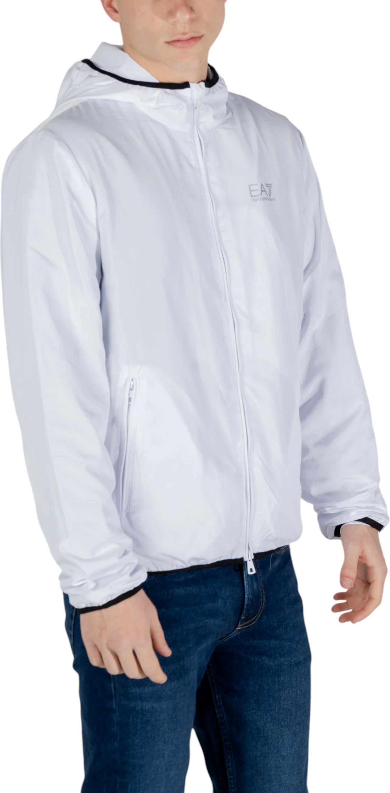 Jakne windbreaker për meshkuj EA7 8NPB22 PNGRZ, e bardhë [Madhësia: L]