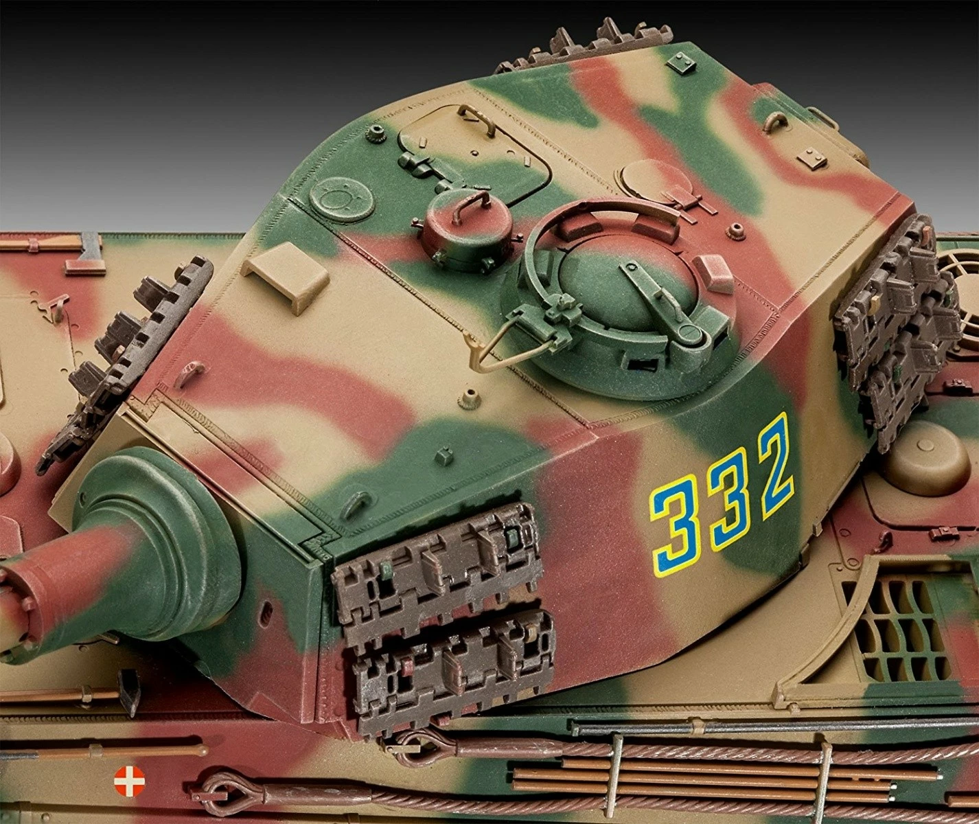 Model plastik tank Revell Tiger II Henschel Turret 1:35, 250 pjesë