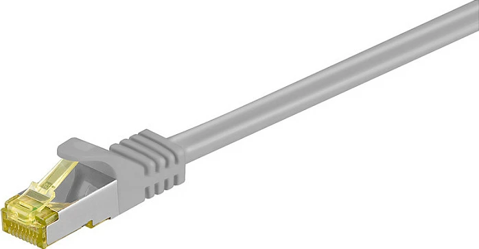 Kabllo rrjeti Goobay RJ45 Patch CAT6A/CAT7, 5 m, S/FTP, LSZH, gri