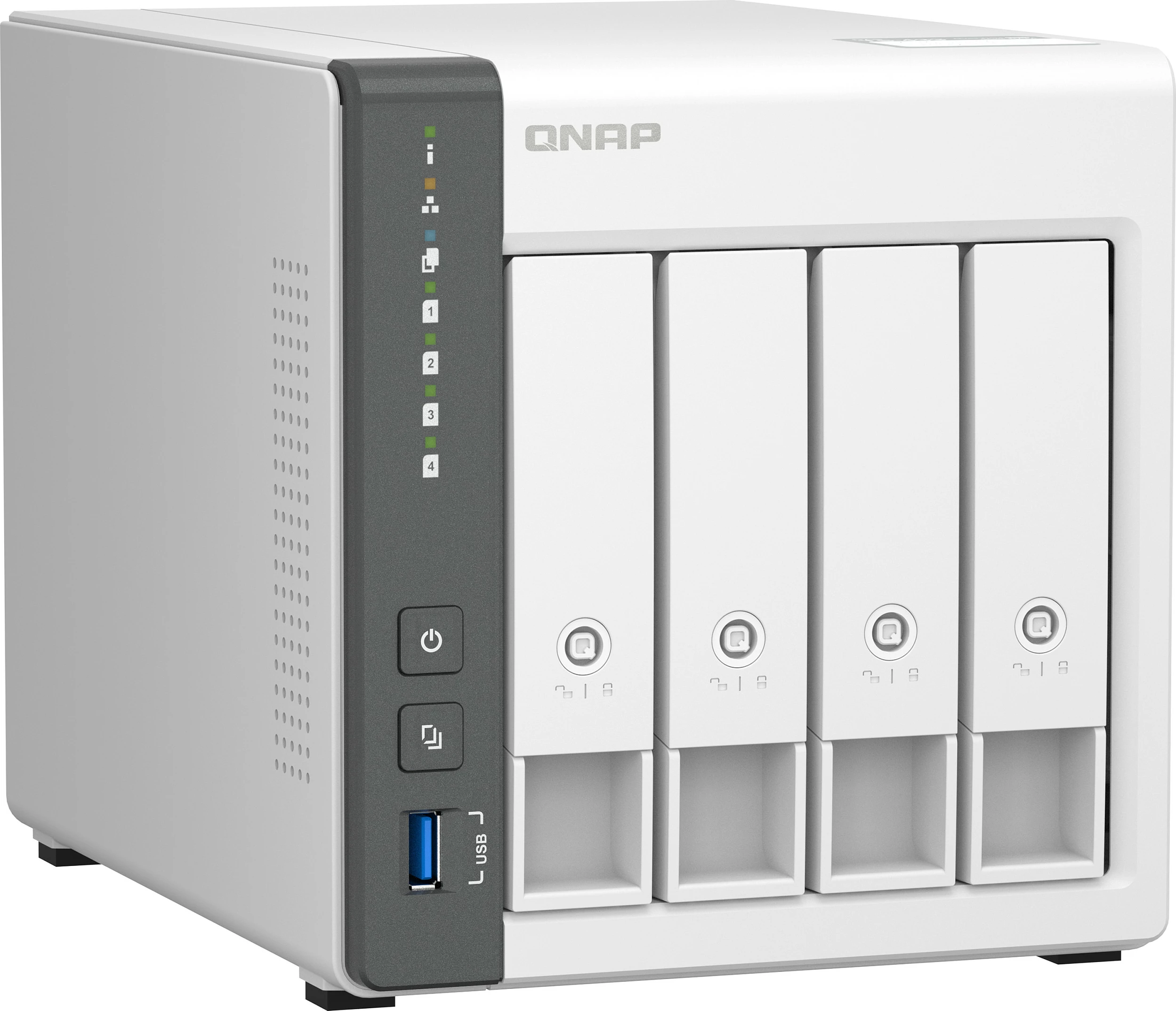 NAS QNAP TS-433, Tower, ARM Cortex-A55, 4 GB, QNAP QTS