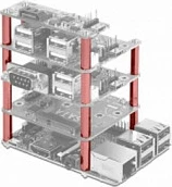Set distancues M2.5 DeLOCK 18215, 30 mm, inox, argjendtë