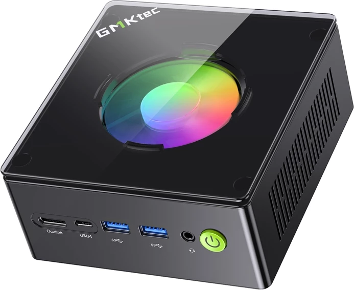 Kasë mini PC GMKtec K11, AMD Ryzen 9 8945HS, 32GB RAM, 1TB SSD, Windows 11 Pro, e zezë