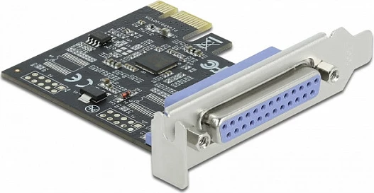 Kartelë PCIe DeLOCK 1x Port Paralel IEEE1284, low-profile bracket
