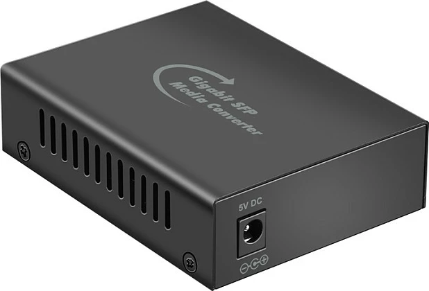 Konvertues media Gigabit LogiLink RJ45 në SFP, 1Gbps, i zi