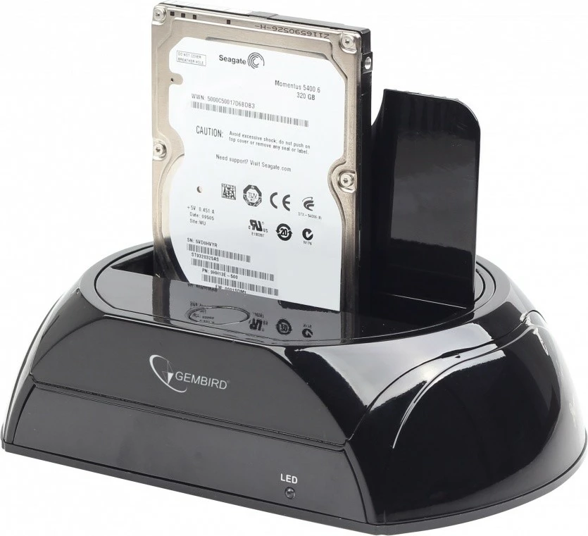 Kasë Gembird HD32-U3S-2 për HDD SATA 2.5"/3.5", USB 3.0, e zezë 5