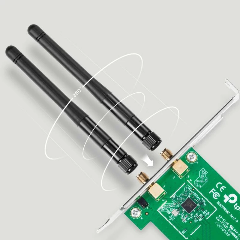 Kartë rrjeti Wi‑Fi TP-Link TL-WN881ND PCI-Express 300 Mbps me dy antena