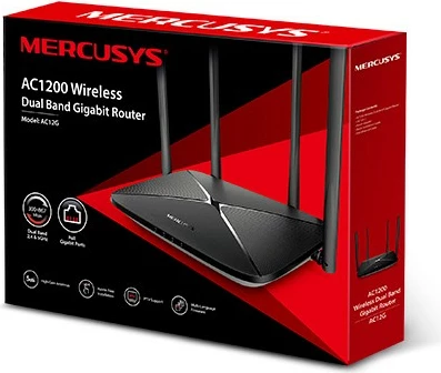 Router TP-LINK Mercusys AC12G AC1200, 1xWAN, 3xLAN-1Gb, i zi