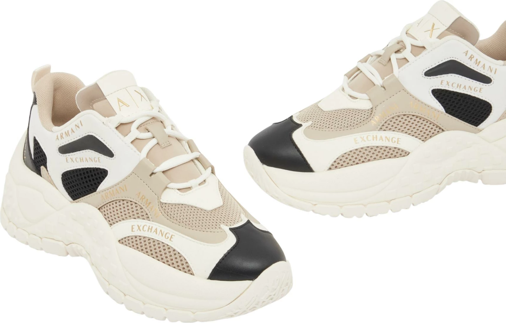 Atlete për femra Armani Exchange XDX120 XV708, të zeza-bezhë [Madhësia: 36]