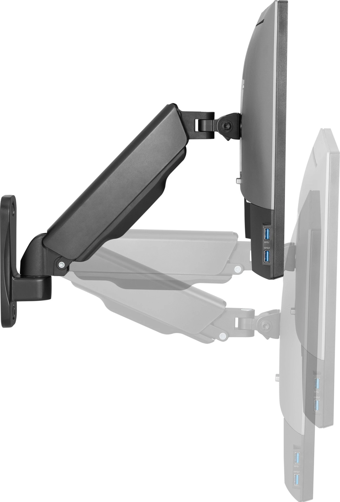 Mbajtëse muri për monitor EQUIP 17–32 inç, VESA 75x75/100x100, 9 kg, e zezë