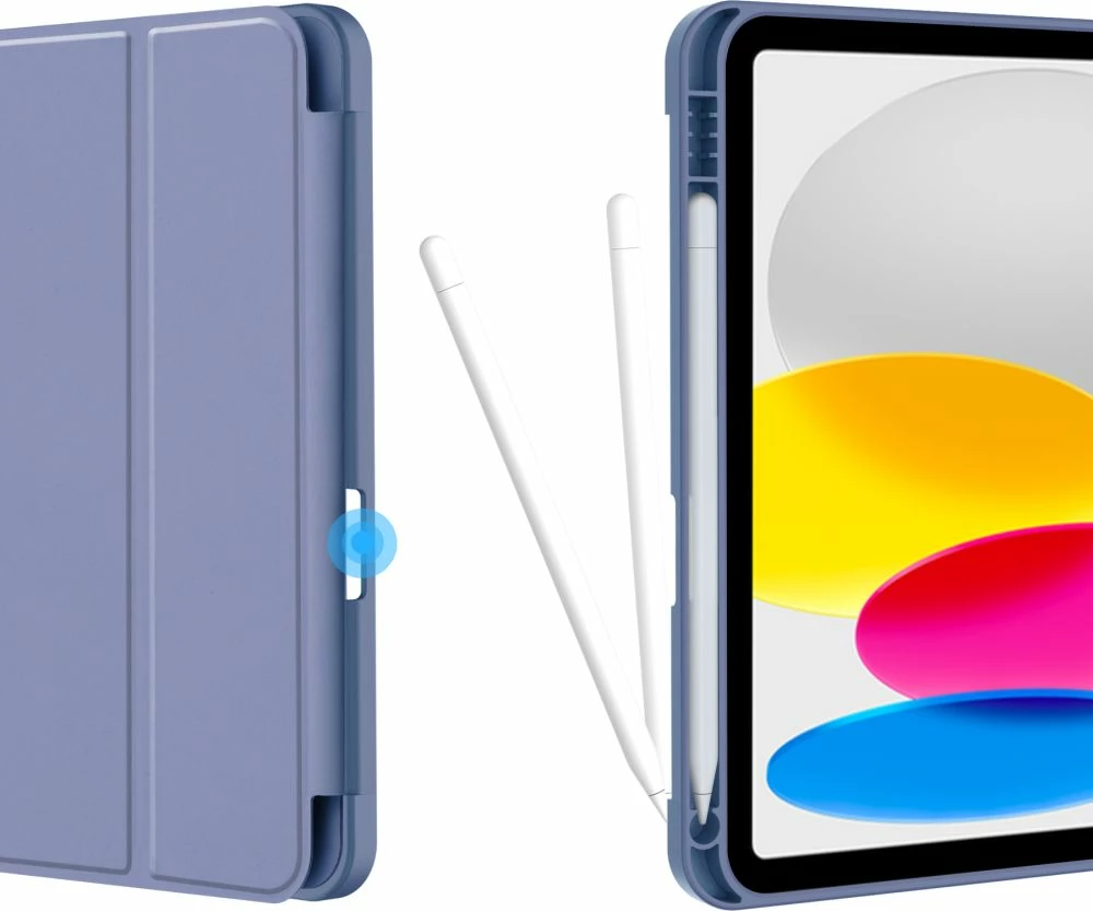 Mbështjellës Tech-Protect SC Pen për iPad 10.9" (2022), Silikon, Blu