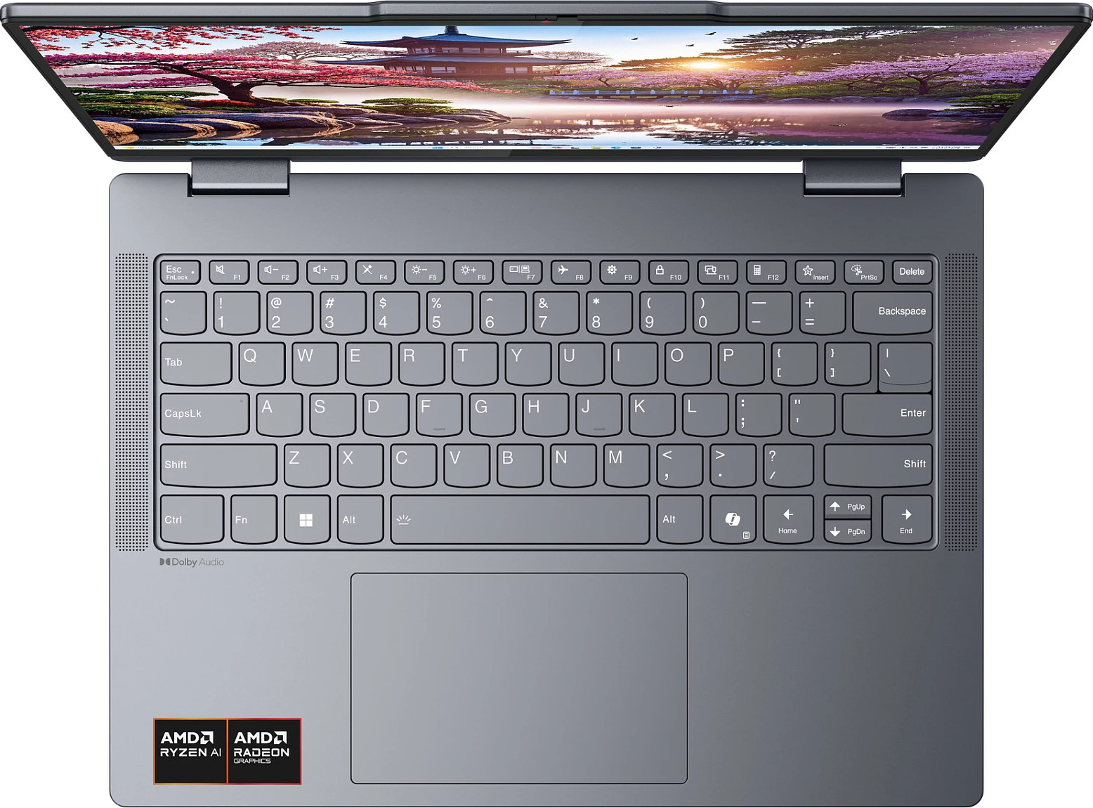 Laptop 2-në-1 Lenovo IdeaPad 5, Ryzen AI 5 340, 16GB RAM Memorje, 512GB SSD, 14" WUXGA, Windows 11 Home, Luna Grey