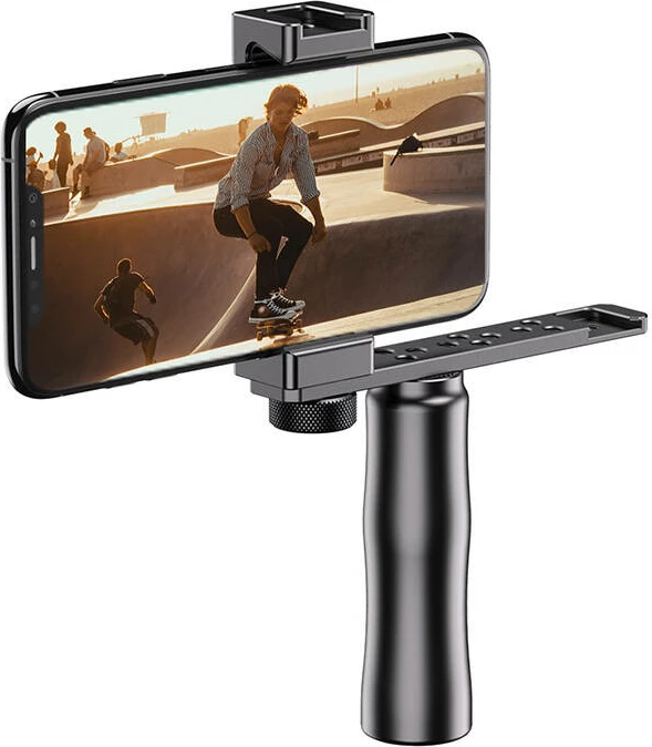 Mbajtës telefoni APEXEL APL-VG01, alumini, i zi