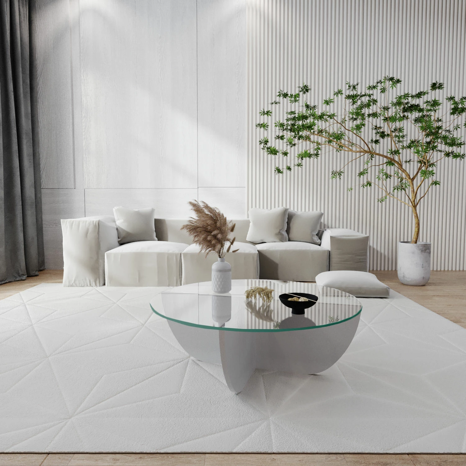 Tavolinë kafeje Hanah Home, Lily, e bardhë
