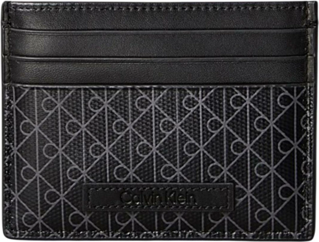 Mbajtëse kartash për meshkuj Calvin Klein LV04D1083G, e zezë