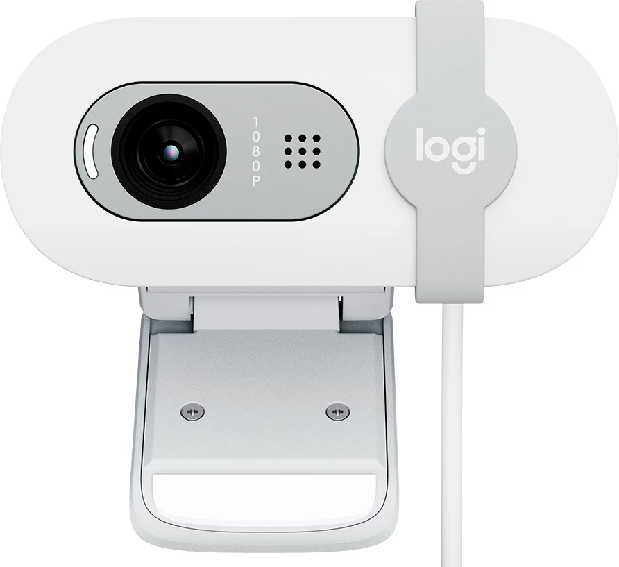 Webkamerë Logitech Brio 100 Full HD, USB, e bardhë (off-white)