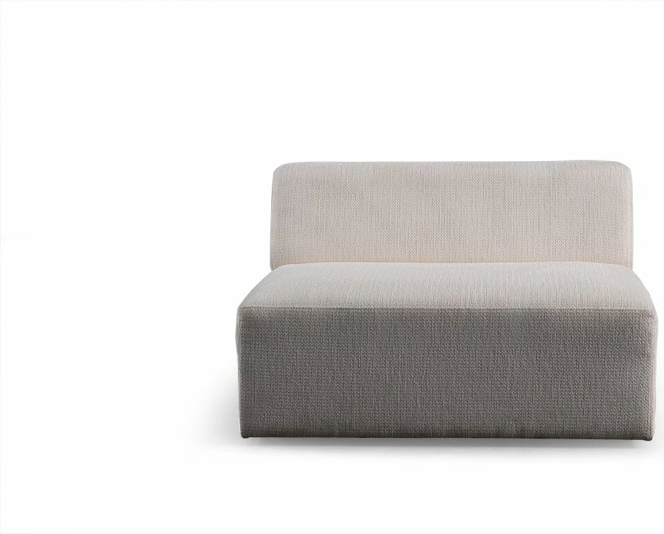 Kënd-sofë Melva, e bardhë, Atelier del Sofa (L1,5 + O1 + C + O2 + Chl Djathtas + Stol)