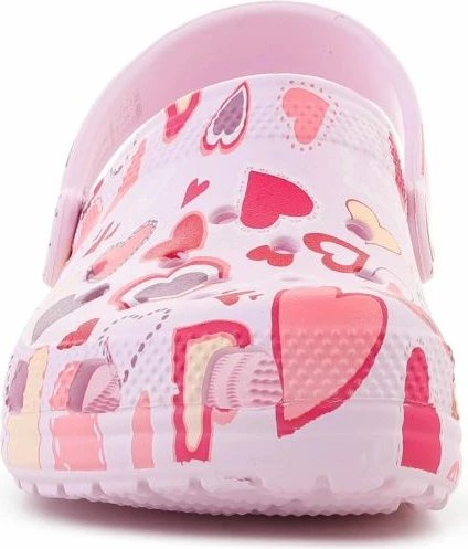 Atlete fëmijësh Crocs Classic VDay Clog Kids Pink Milk/Hearts