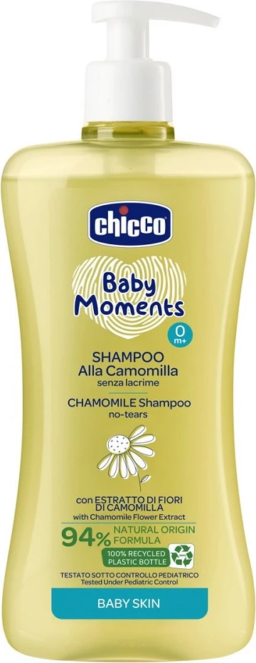 Shampon për fëmijë Chicco Baby Moments Chamomile 500ml