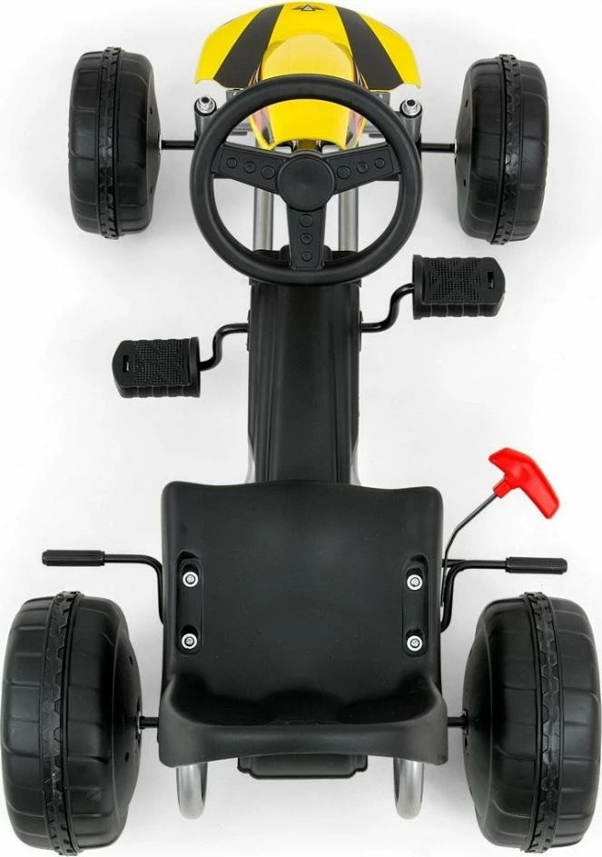 Gokart me pedale Milly Mally Viper, 4 rrota, 3+ vjeç, 30 kg max, rozë