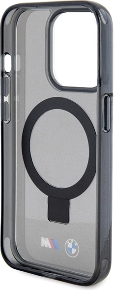 Mbështjellës BMW Ring Stand M Collection MagSafe për iPhone 15 Pro, i zi