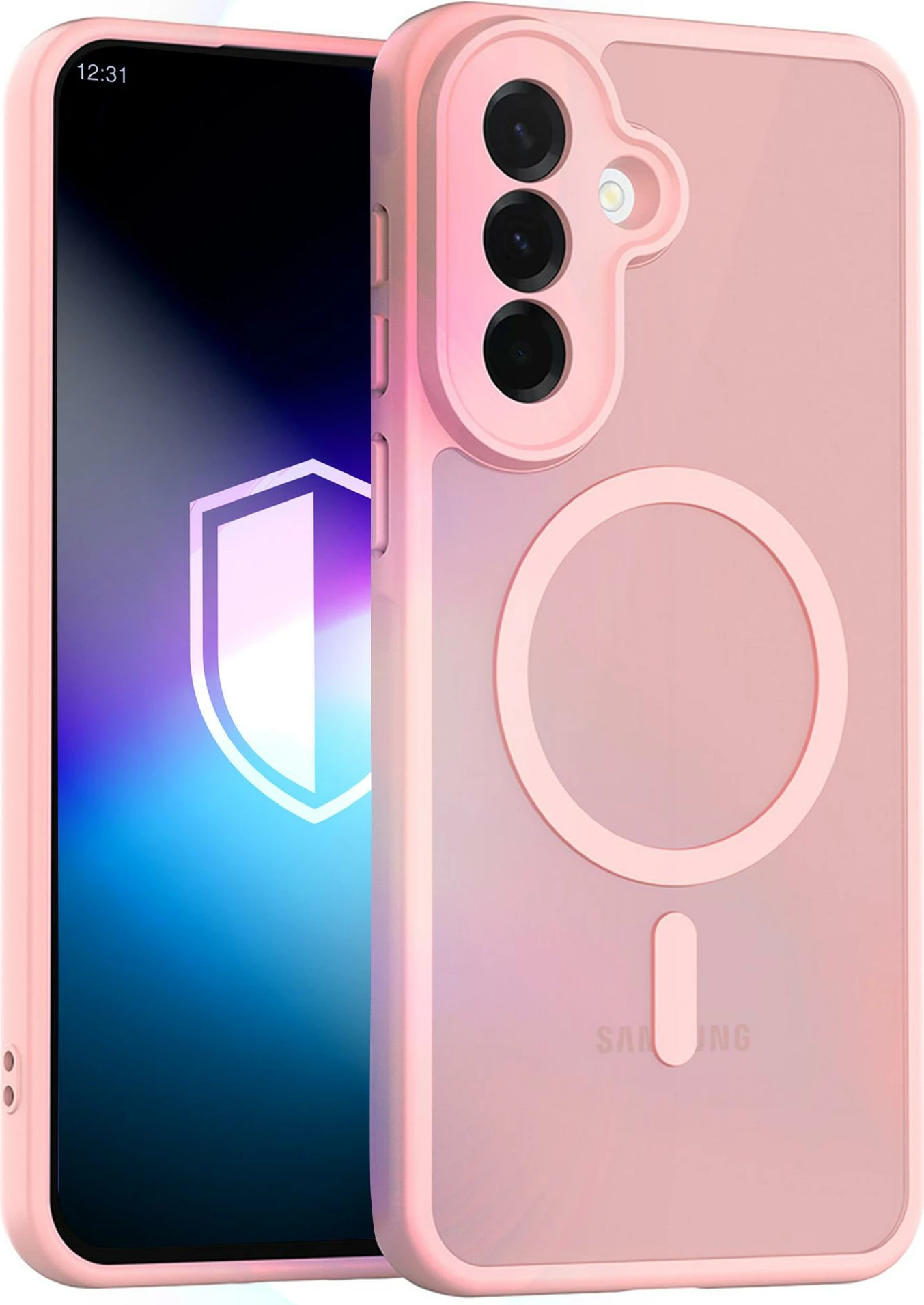 Mbështjellës 3mk Misty MagCase për Samsung Galaxy A57, MagSafe, mat, rozë