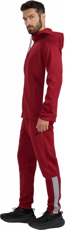 Pantallona sportive për meshkuj 4f, të kuqe të errëta