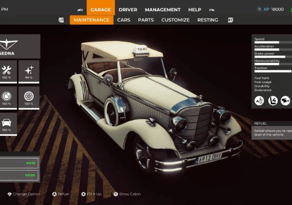 Taxi Life: A City Driving Simulator - VIP Vintage Convertible Car DLC EN Global