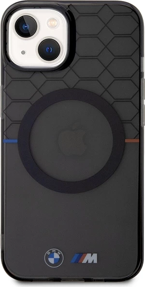 Mbështjellës BMW Pattern MagSafe për iPhone 14 6.1", Gri