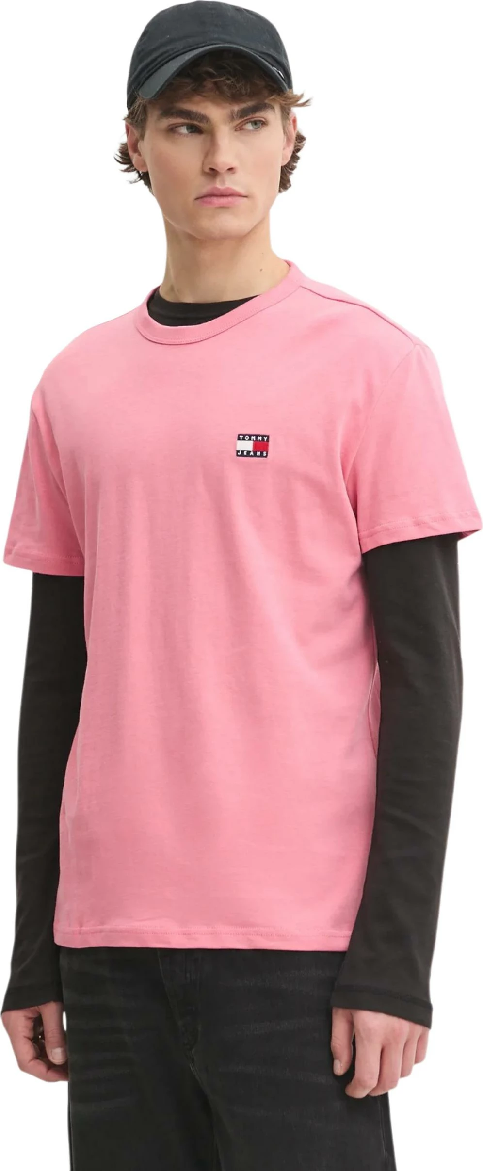 Maicë për meshkuj Tommy Hilfiger Jeans TJM REG BADGE TEE DM0DM20322, rozë
