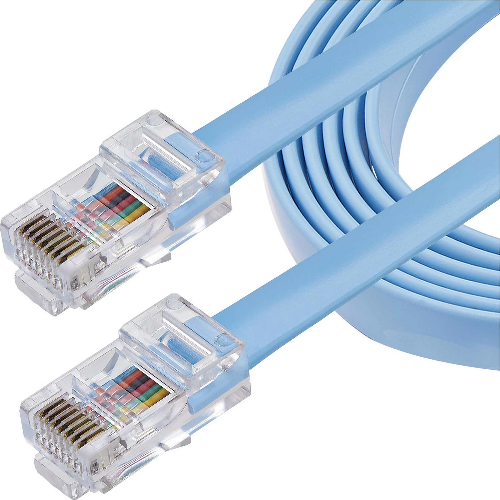 Kabllo konzole StarTech Cisco Rollover 1.8m RJ45-RJ45, blu