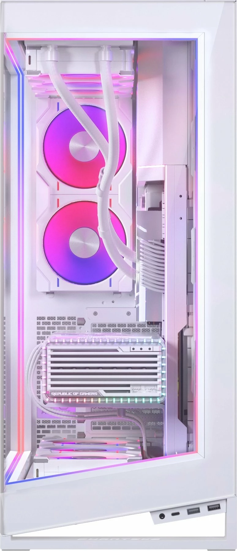 Kit ndriçimi ARGB për Kasë, Phanteks NV7 Premium LED Kit PH-PLEDKT_NV7_DWT01, 4 module D-RGB + hub ARGB, i bardhë, set