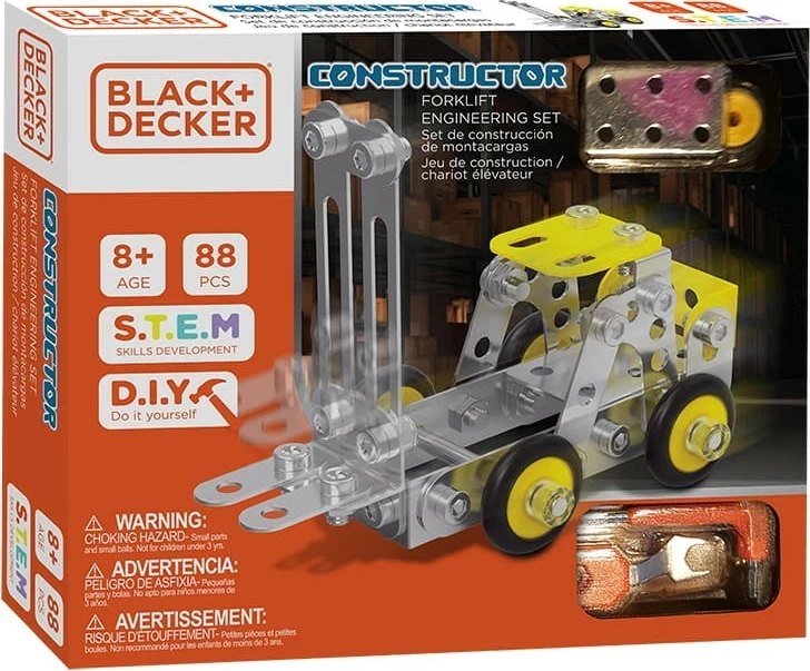 Set lodër konstruktor pirungritës Black&Decker EK013-BD, 75 copë, 8+